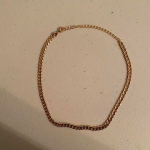 GOLD CHAIN CHOKER NECKLACE